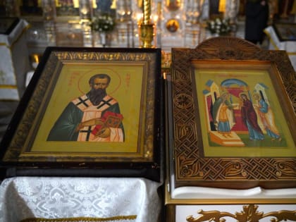 Митрополит Иоанн возглавил всенощное бдение в канун праздника святителя Василия Великого
