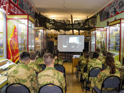 В Марий Эл учащиеся подшефного класса Росгвардии приняли участие  в фестивале правильного кино