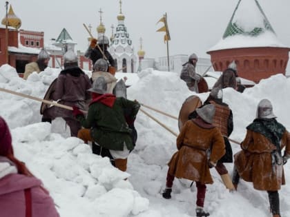 Зимние богатырские забавы в Царевококшайском кремле