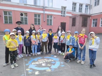 В пришкольных лагерях Йошкар-Олы проводятся профильные смены юных инспекторов движения