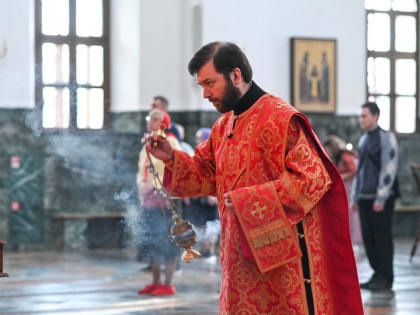 Митрополит Иоанн совершил всенощное бдение в Благовещенском соборе