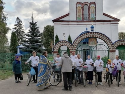 В Волжском районе состоялся велосипедный крестный ход