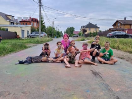 В частном секторе Йошкар-Олы детишкам некогда скучать