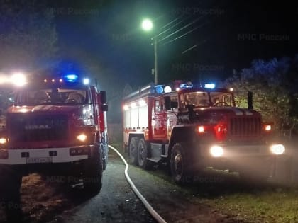 За сутки в Медведевском районе произошло два пожара