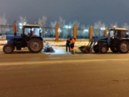 В Йошкар-Оле начали поддерживающий ремонт дорог литым асфальтом.