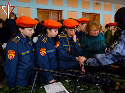 В Марий Эл росгвардейцы приняли участие в открытии месячника оборонно-массовой и военно-патриотической работы