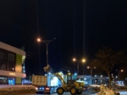 В Йошкар-Оле продолжаются работы по уборке снега