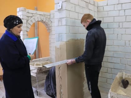 В Йошкар-Оле прошёл конкурс профессионального мастерства по профессии «Штукатур»