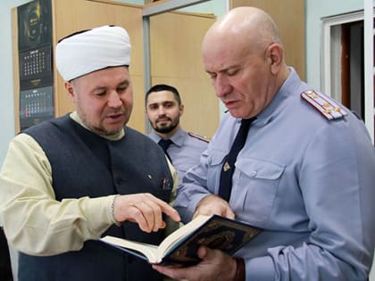 Начальник УФСИН России по Республике Марий Эл Игорь Третьяков провел рабочую встречу с муфтием Фанусом Салимгареевым