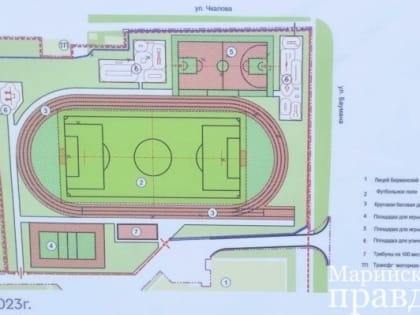 «Умный» стадион строится у Лицея Бауманский в Йошкар-Оле