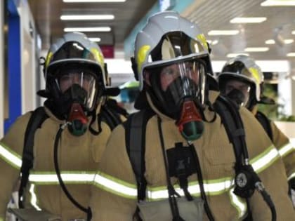 Спасатели Марий Эл приняли участие в пожарно-тактическом учении