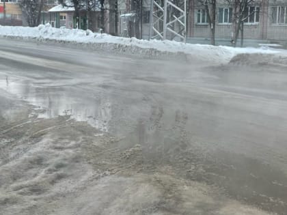 Работники МУП “Водоканал” оперативно устранили аварию