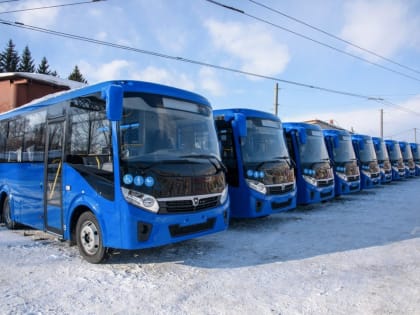 В Йошкар-Олу прибыла третья партия новых автобусов
