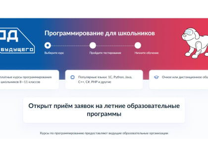 Школьников Марий Эл приглашают на проект «Код будущего»