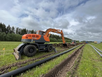 В Новоторъяльском районе началось строительство межпоселкового газопровода