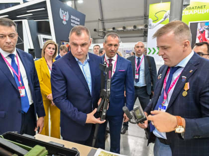 Стенд Республики Марий Эл представили на выставке «Иннопром-2024» в Екатеринбурге