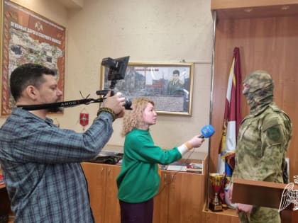 Представители телепроекта «На страже веры и Отечества» пришли в гости к росгвардейцам Приволжья