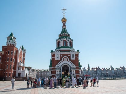 В часовне Петра и Февронии на Патриаршей площади Йошкар-Олы возобновляются богослужения
