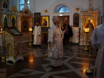 Богослужение митрополита Иоанна в Рождественский сочельник