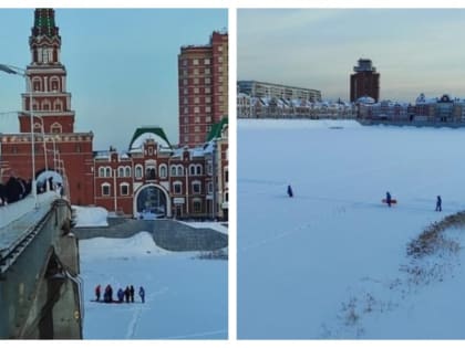 В Йошкар-Оле с Театрального моста упал мужчина