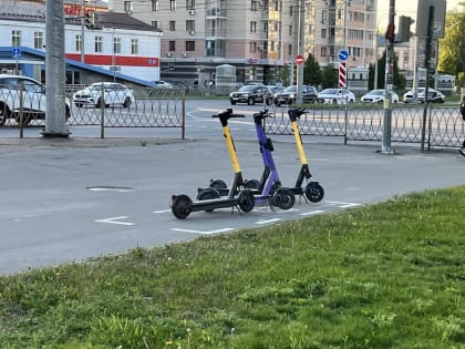 В мае жители Марий Эл в два раза чаще арентовали электросамокаты