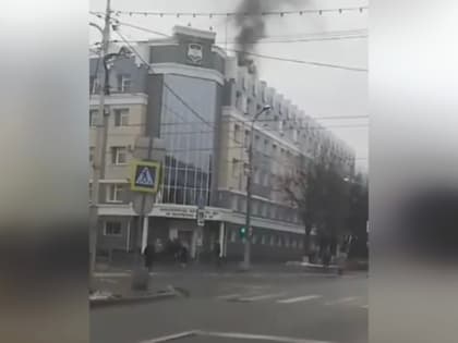 Здание МВД загорелось в Йошкар-Оле