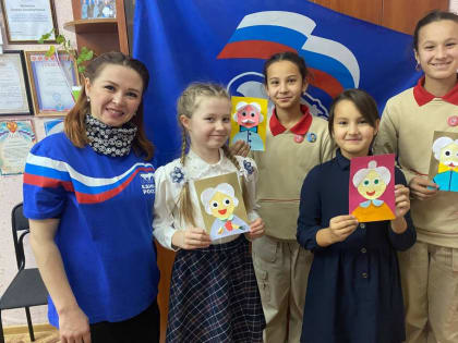 Партийцы организовали творческий мастер- класс для детей Мари-Турекского района