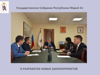 В Йошкар-Оле обсудили разработку законопроектов и документов, уже подготовленных для внесения на сороковую бюджетную сессию