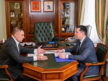 В Йошкар-Оле состоялась встреча Главы региона Юрий Зайцева с директором ГТРК «Марий Эл» Алексеем Чермаковым