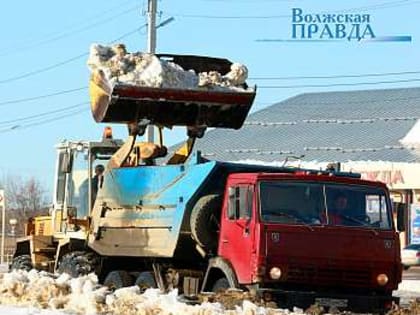 Как справляются городские службы г.Волжска с дарами зимы