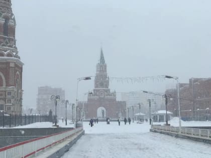 На неделе в Марий Эл будет снежно и тепло