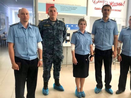 Судебные приставы Марий Эл сдали 3,6 литра крови