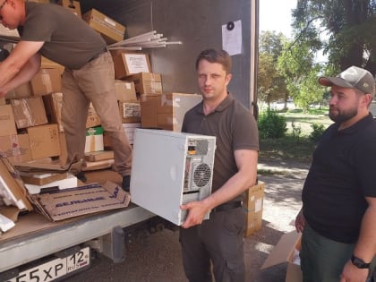 Республика Марий Эл совместно с “Единой Россией” передали очередную партию гуманитарной помощи в Куйбышевский район 