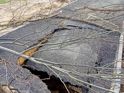 В Марий Эл на реке Немда размыло плотину