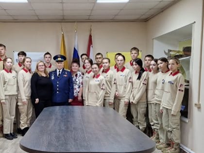 Юнармейцы отряда “Антей” Гимназии №14 г.Йошкар-Олы встретились с Героем России подполковником в отставке Владимиром Ильичом Шарпатовым