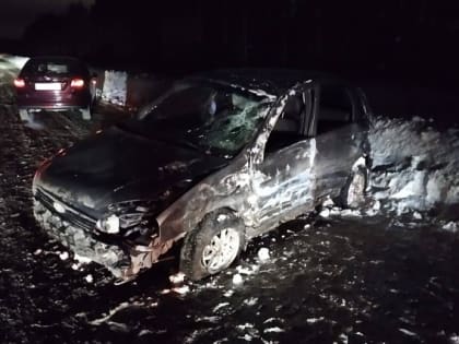 На Казанском тракте в районе Часовенной произошло столкновение трёх автомобилей