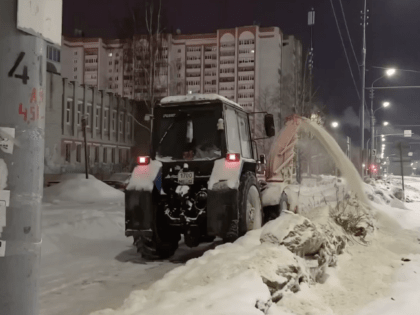За зиму с улиц Йошкар-Олы вывезли 180 тысяч кубов снега