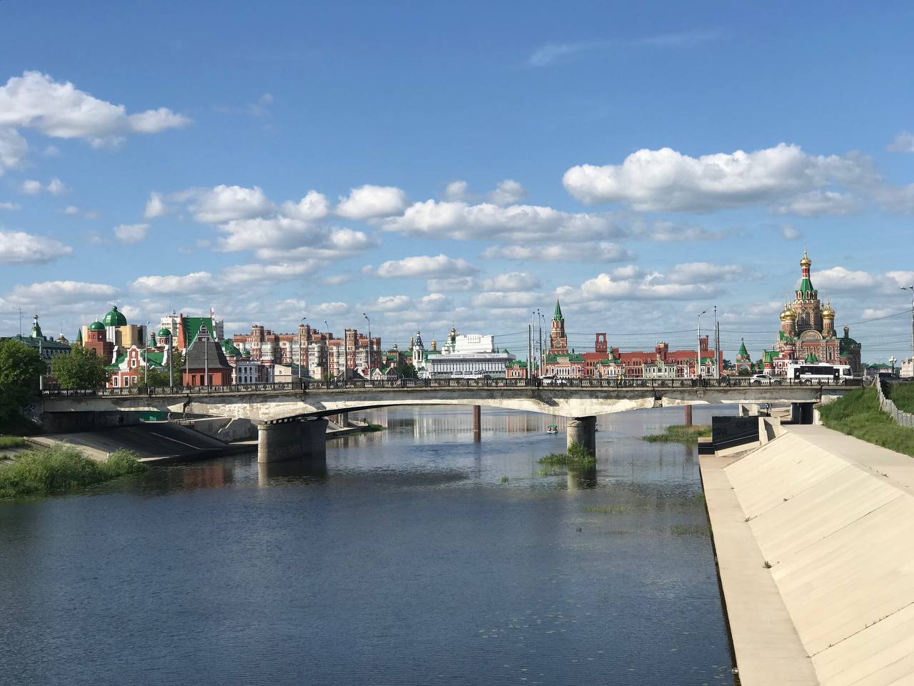 Воскресенский мост в йошкар оле