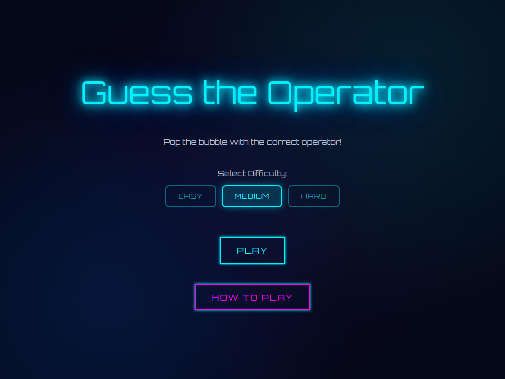 Guess the Operator