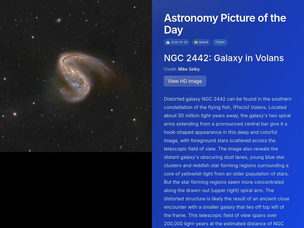 MY Astronomy Picture of the Day (APOD)