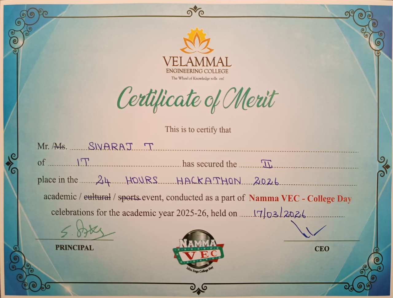 2nd Place at the 24-Hour Hackathon! 🏆