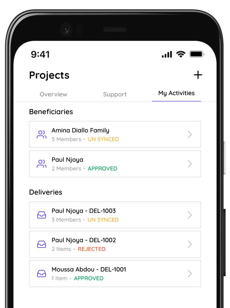 Kora Field mobile app