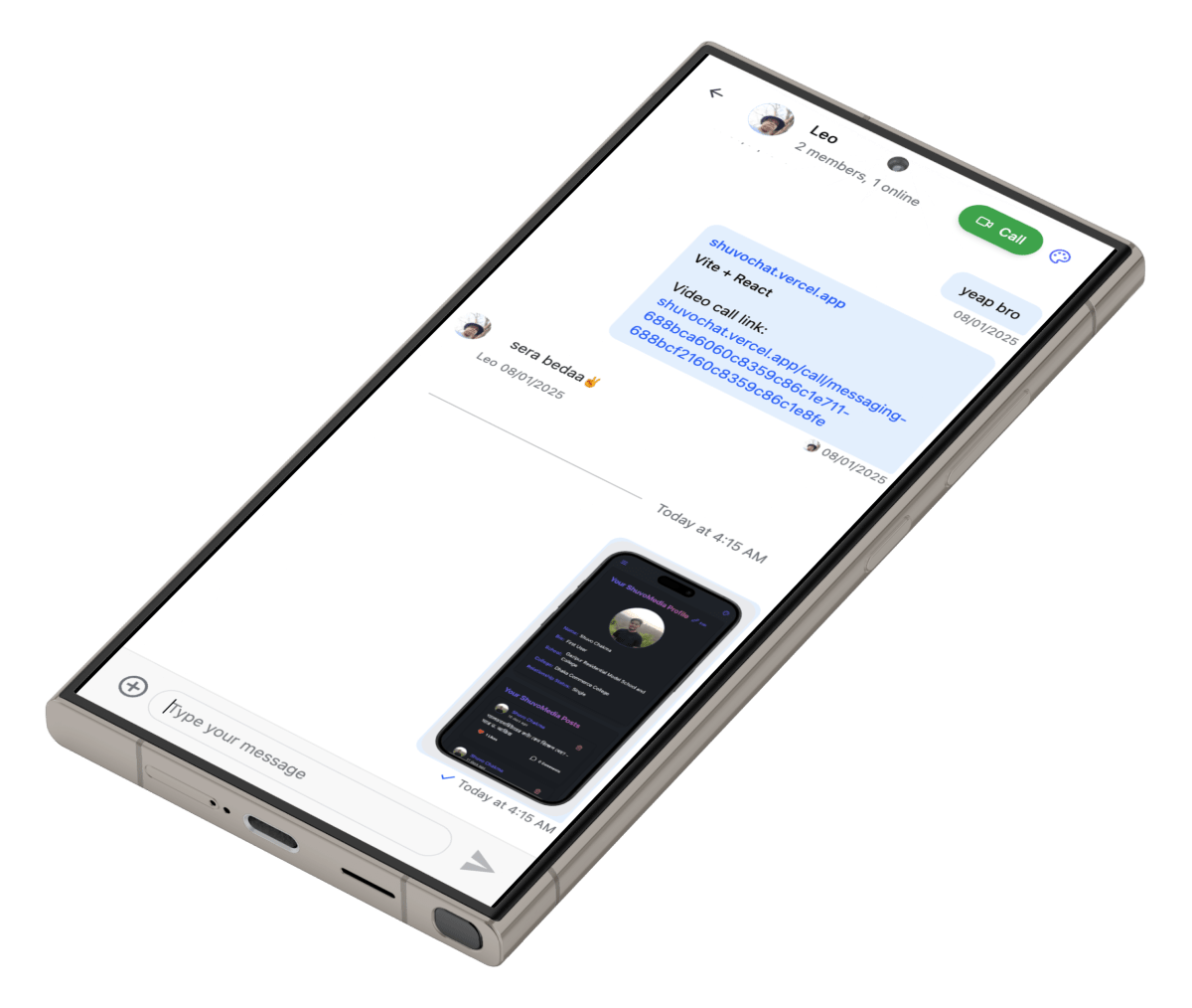 Social Media App screenshot 4
