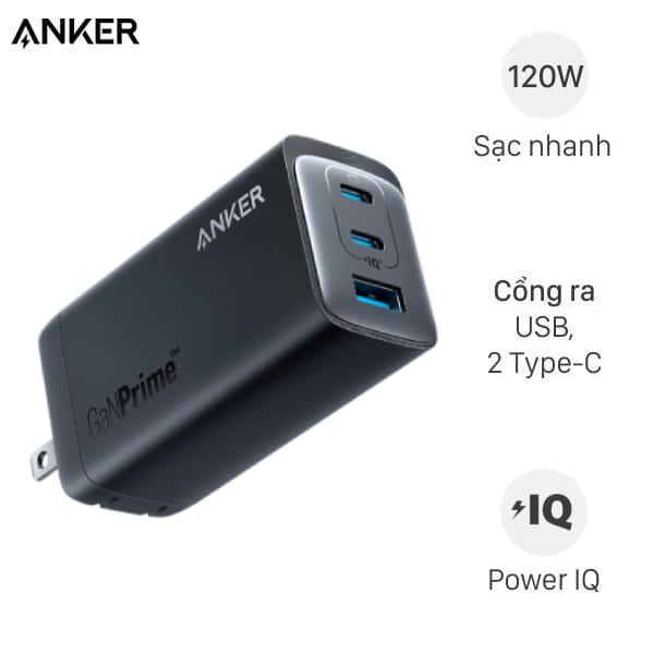Giới thiệu tổng quan về sạc nhanh Anker A2148