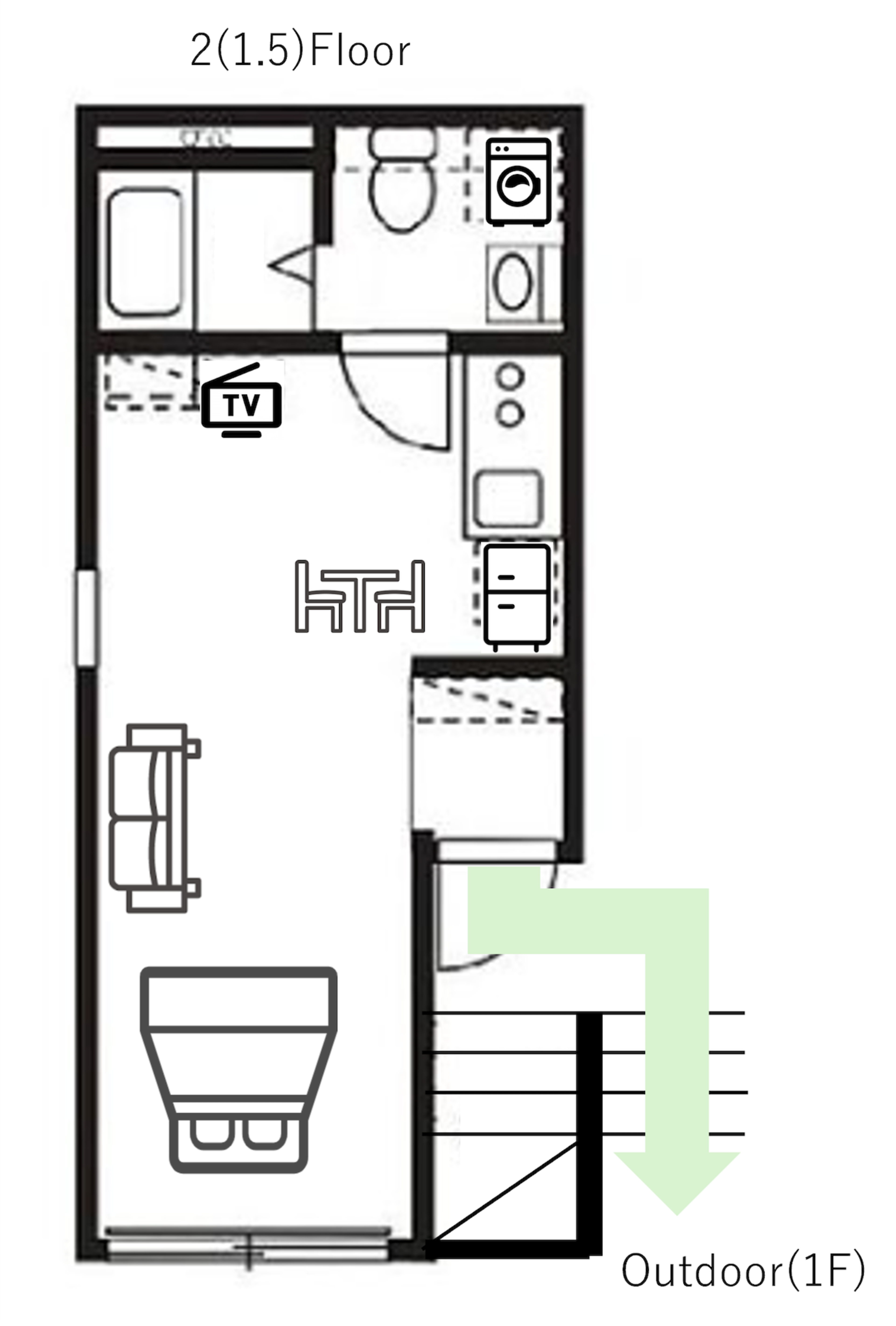 위치가 좋고(역도보7분) 청결한 AsahiStay -Asakusa 45