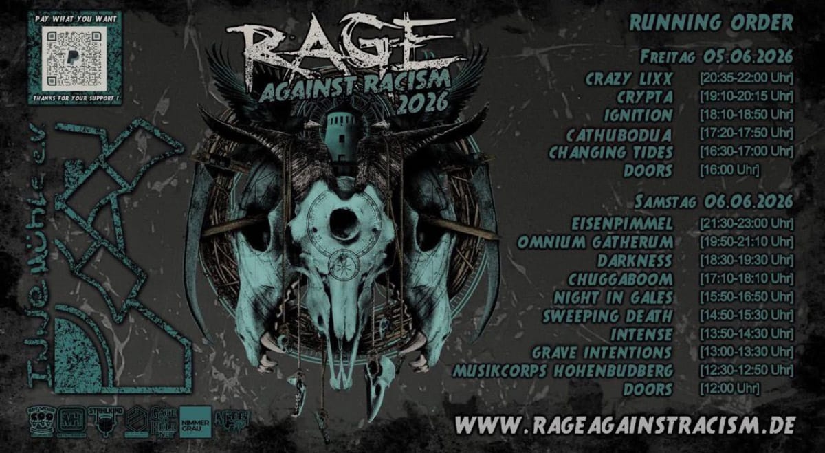Heute startet Rage Against Racism in Duisburg – umsonst, draußen, gegen Rassismus