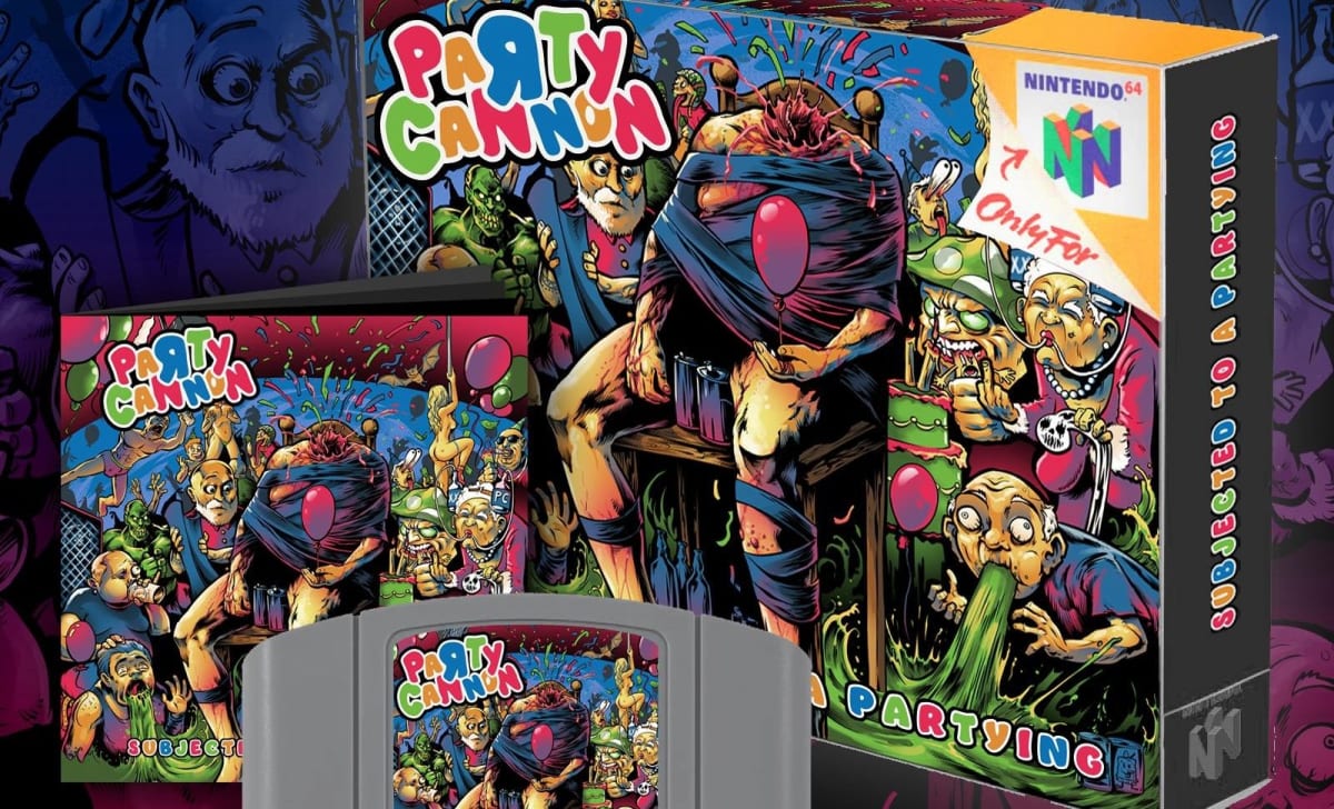 Party Cannon kündigt innovative EP-Veröffentlichung auf N64-Cartridge an