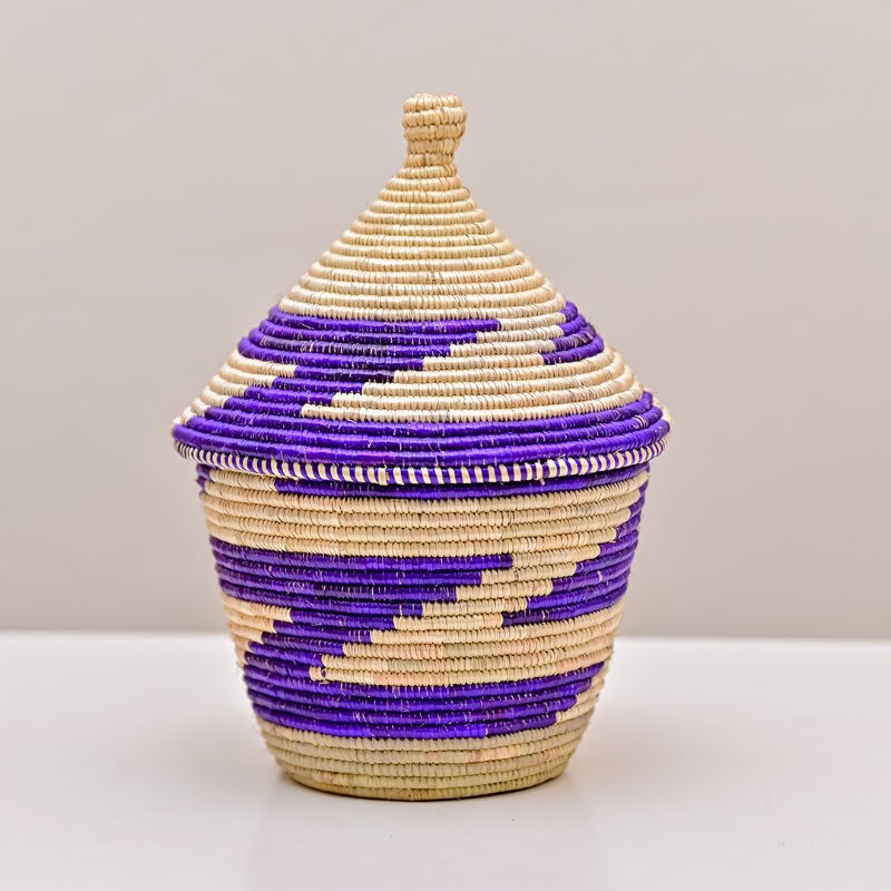 Handwoven African Decorative Basket