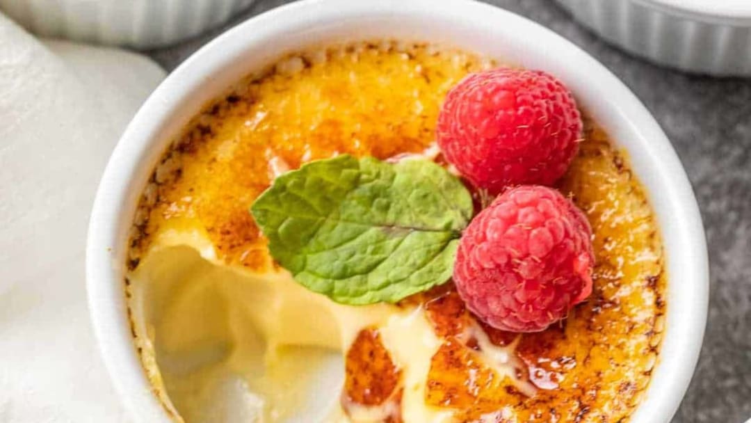 Crème Brûlée Dessert