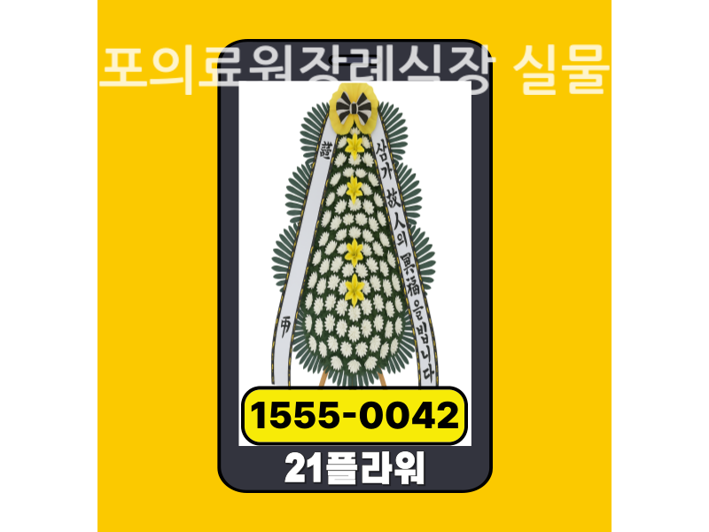 서귀포의료원장례식장 근조화환 배달 실제 현장 사진